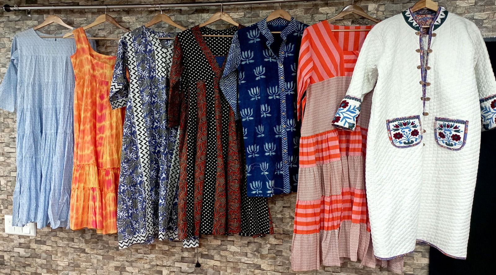 Hand Block Printed Long Dress